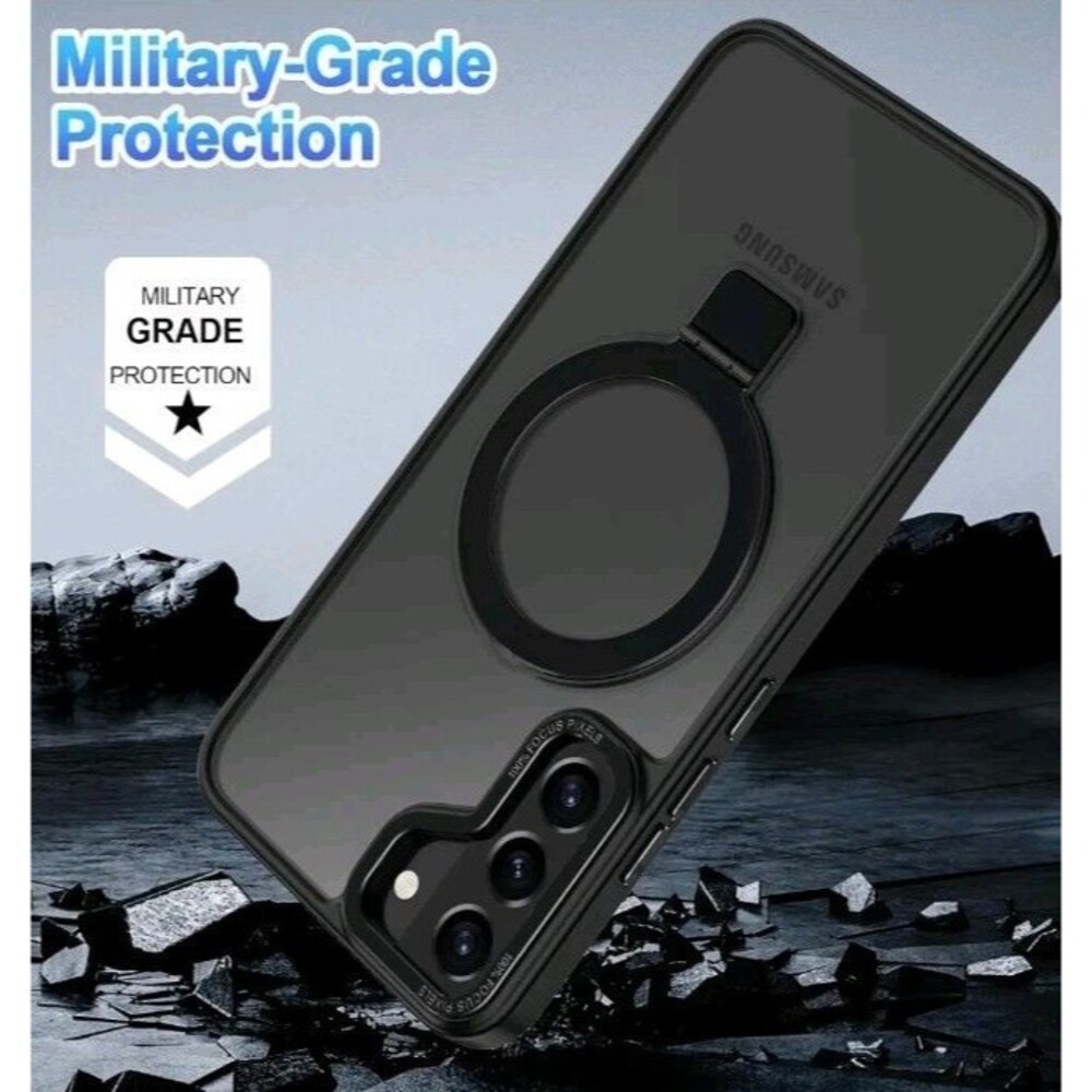 Samsung Galaxy S22 Plus Case,with Magnetic Invisible Stand Phone Case